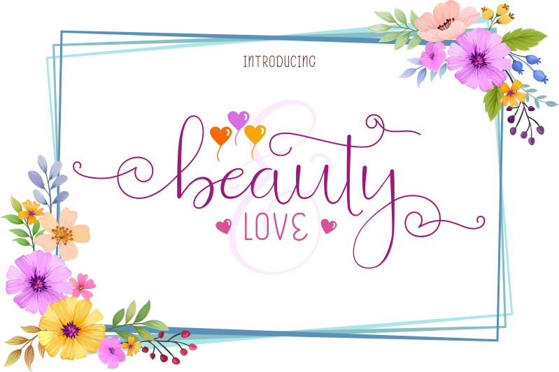 Beauty And Love Font