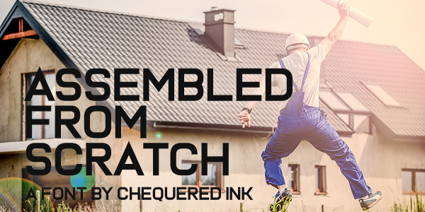 Assembled From Scratch Font