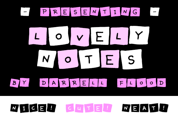 Lovely Notes Font
