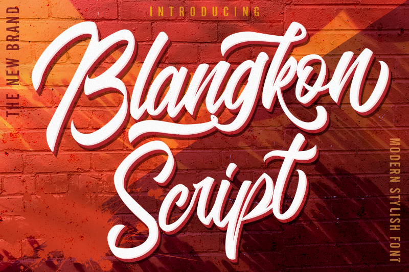 Blangkon Script Font