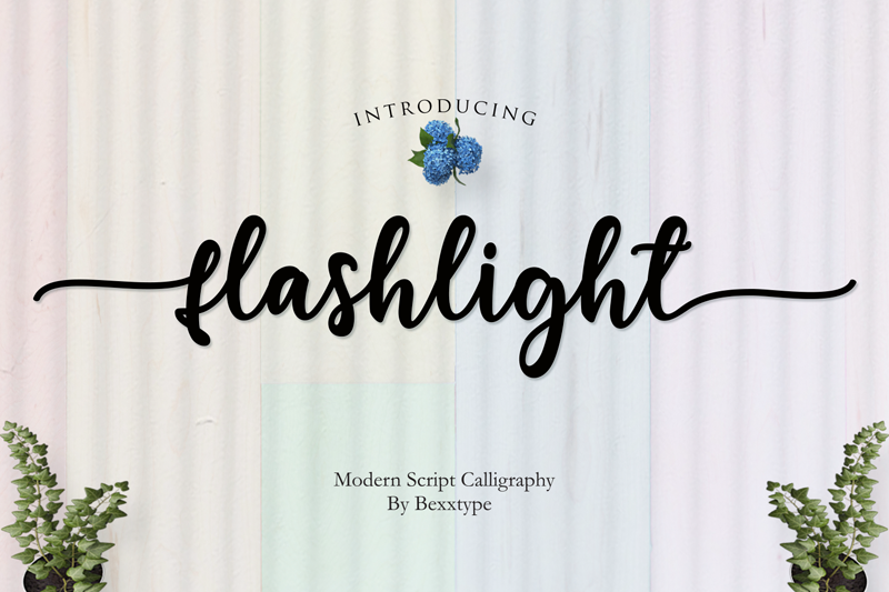 Flashlight Font