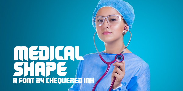 Medical Shape Font