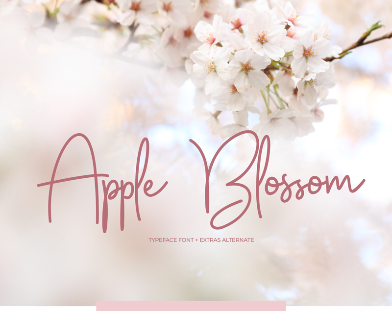 Apple Blossom Font