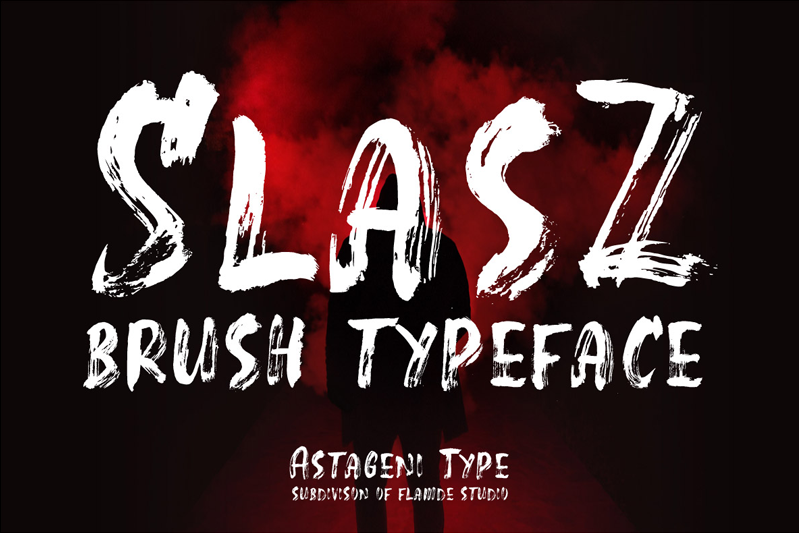 Slasz Brush Font