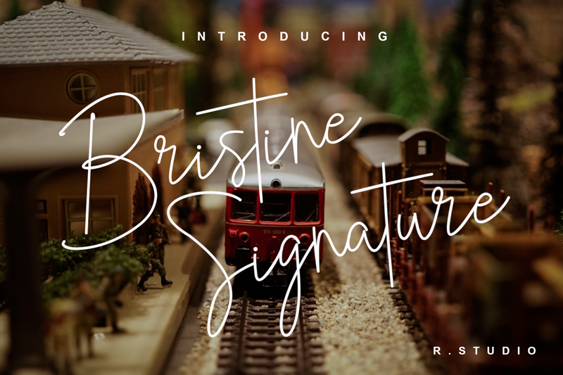 Bristine Signature Font
