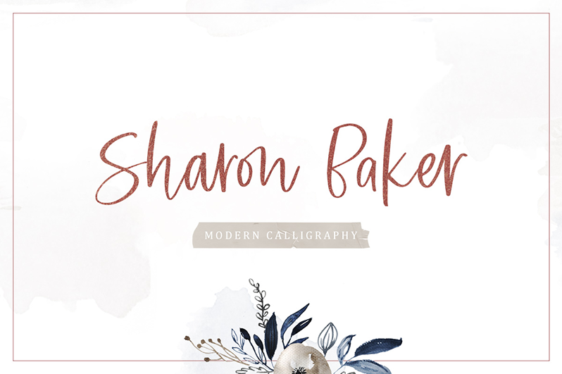 Sharon Baker Font