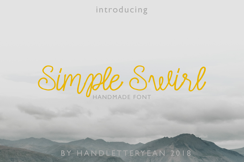 Simple Swirl Font