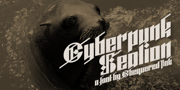 Cyberpunk Sealion Font