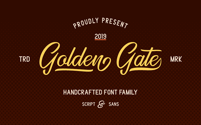 Golden Gate Font
