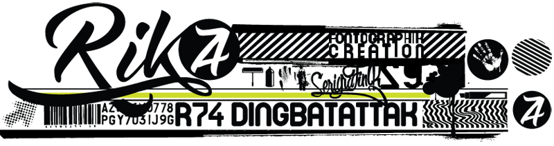 R74 Dingbat Attak Font
