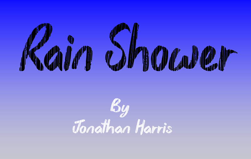 Rain Shower Font