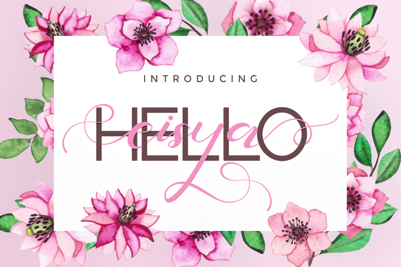 Hello Eisya Font