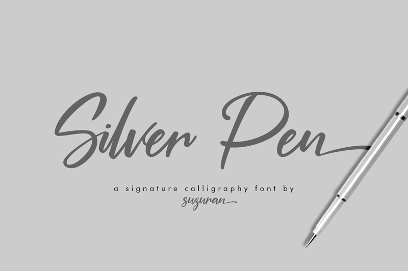 Silver Pen Font