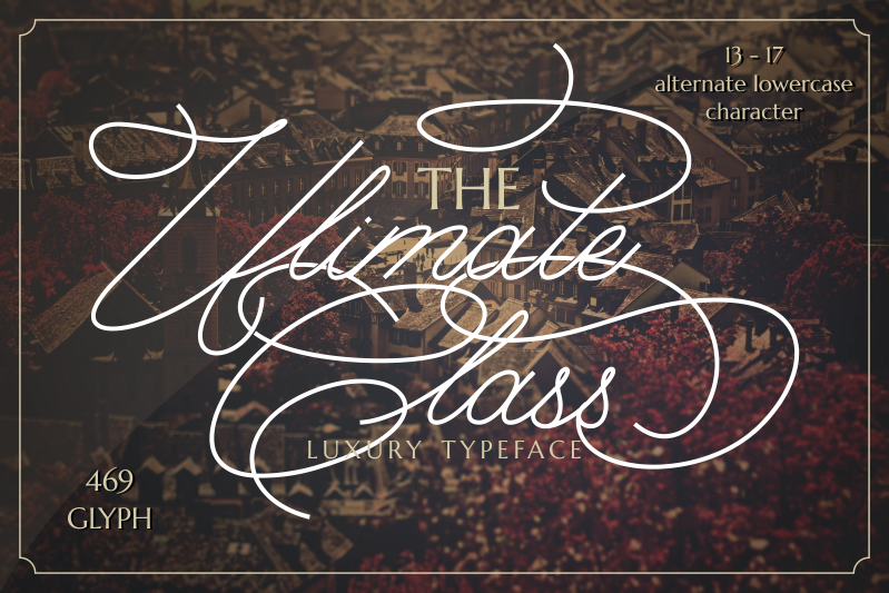 Ultimate Class Font