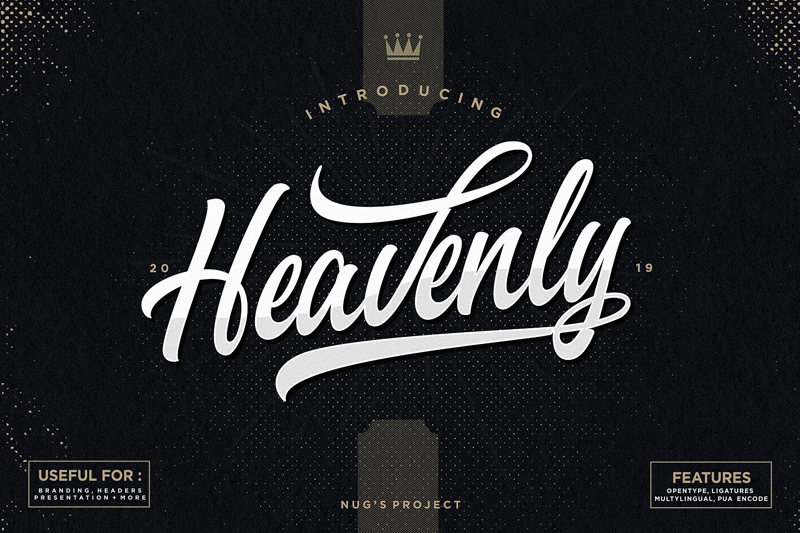 Heavenly Font