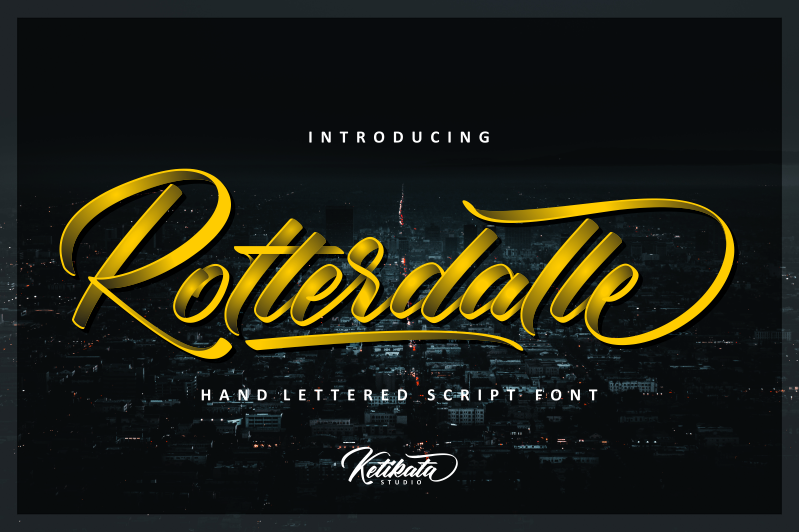 Rotterdalle Font