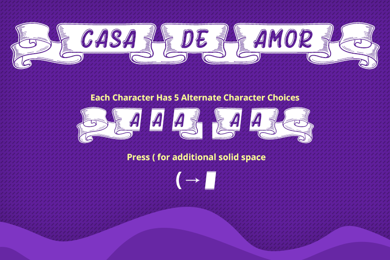 Casa de Amor Font