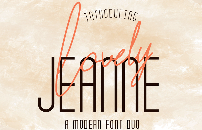 Lovely Jeanne Script Font