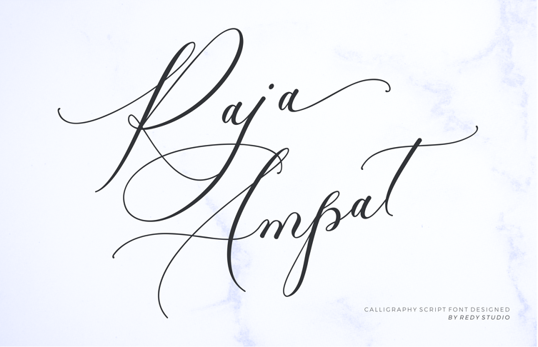 Raja Ampat Script Font