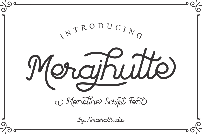 Merajhutte Font