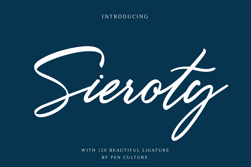 Sieroty Font
