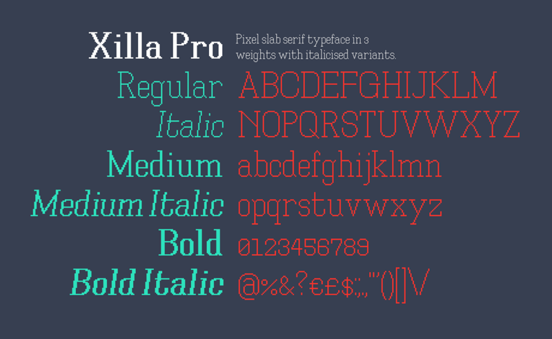 Xilla Pro Font