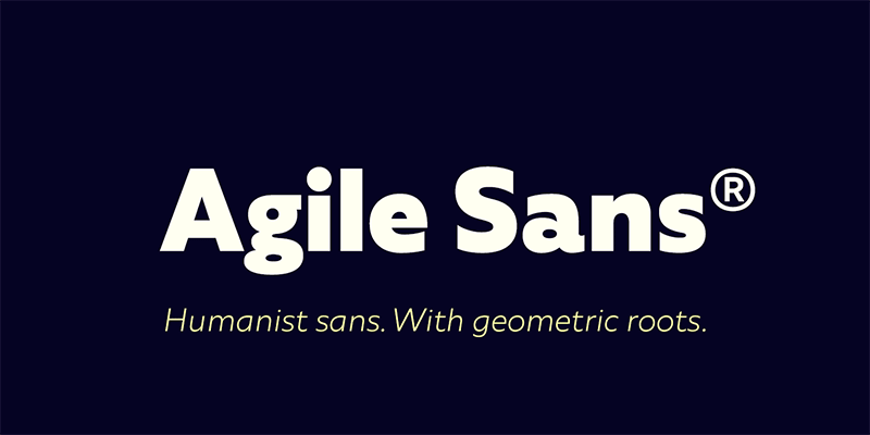 Agile Sans Font