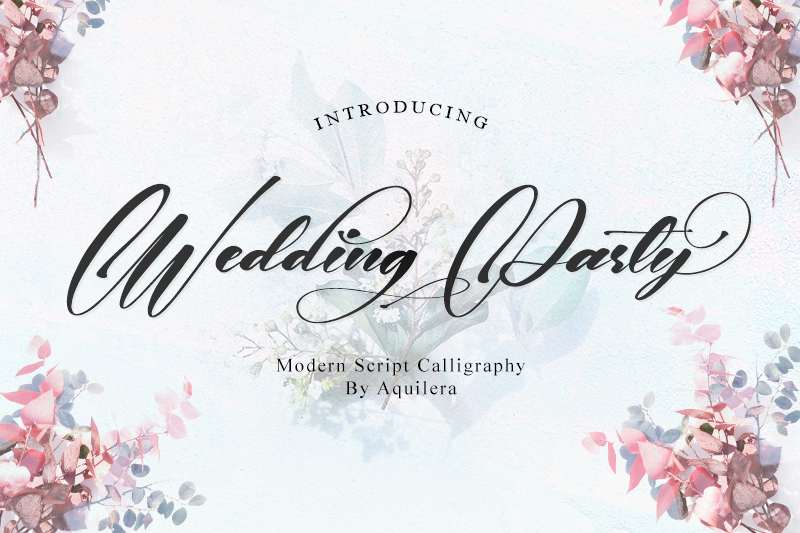Wedding Party Font