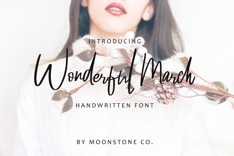 Wonderful March Font