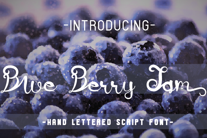 BlueBerry Jam Font