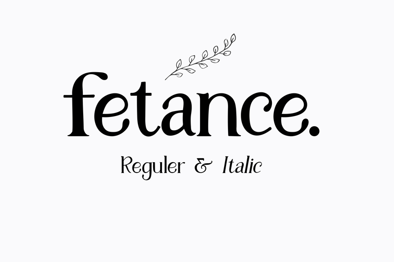 Fetance Font