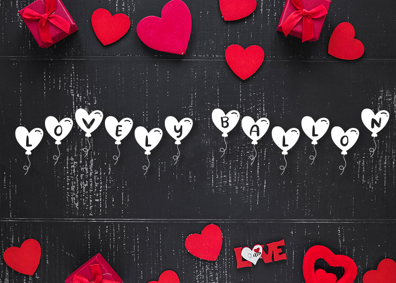 Lovely Ballon Font
