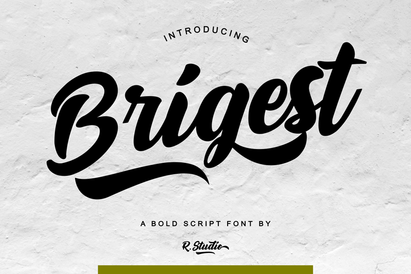 Brigest Script Font