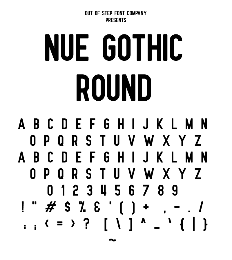 Nue Gothic Round Font