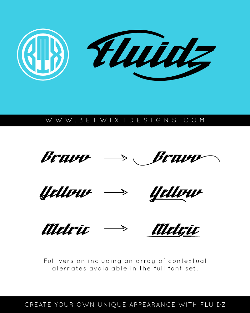 BTX Fluidz Font
