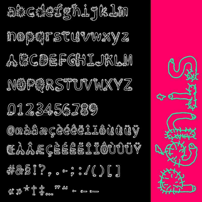 Penis Typography Font