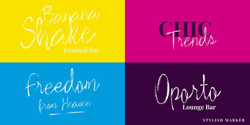 Stylish Marker Font