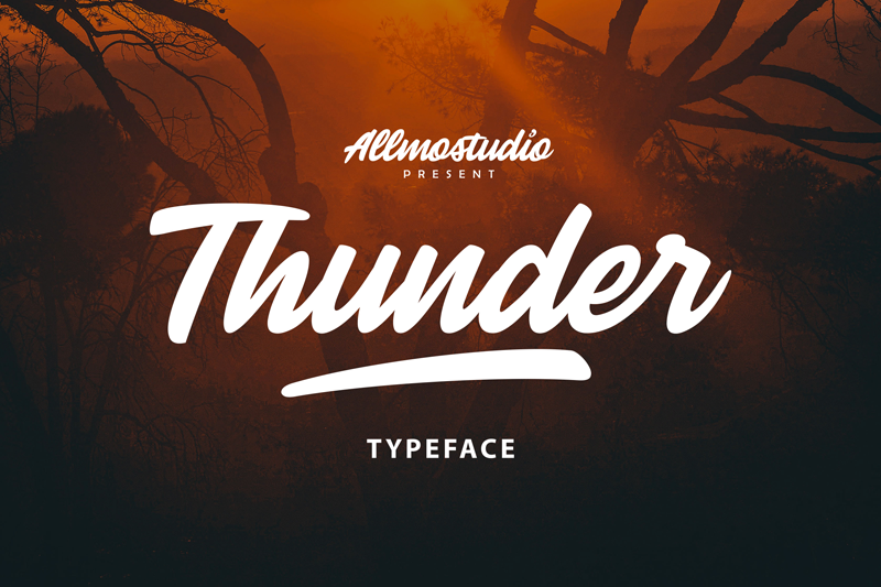 Thunder Rough Font