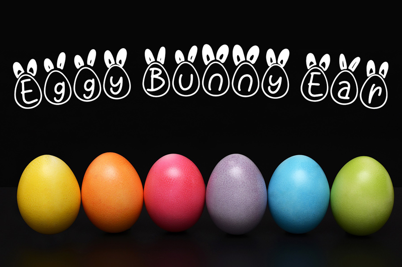 Eggy Bunny Ear Font