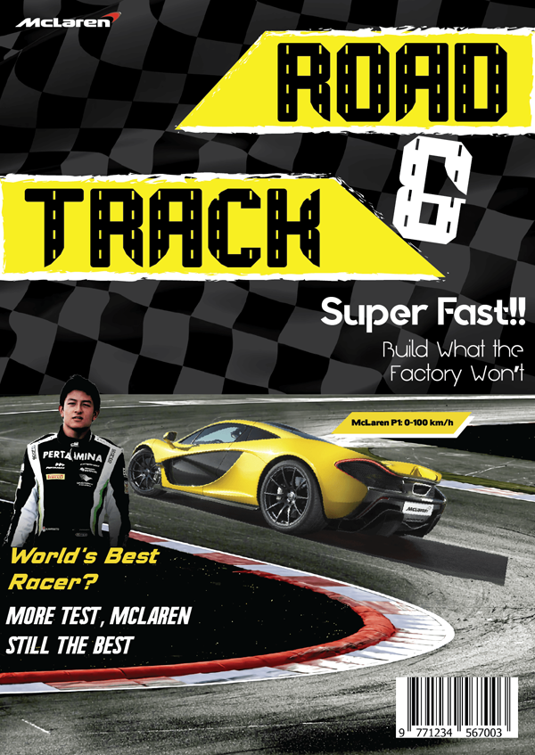Road Track Font