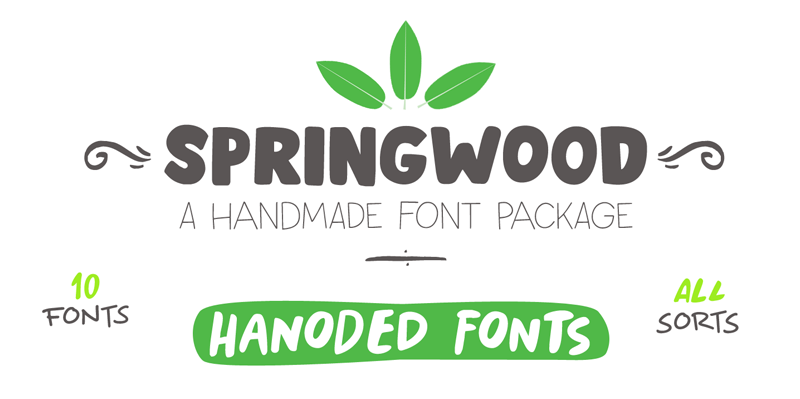 Springwood Note Font