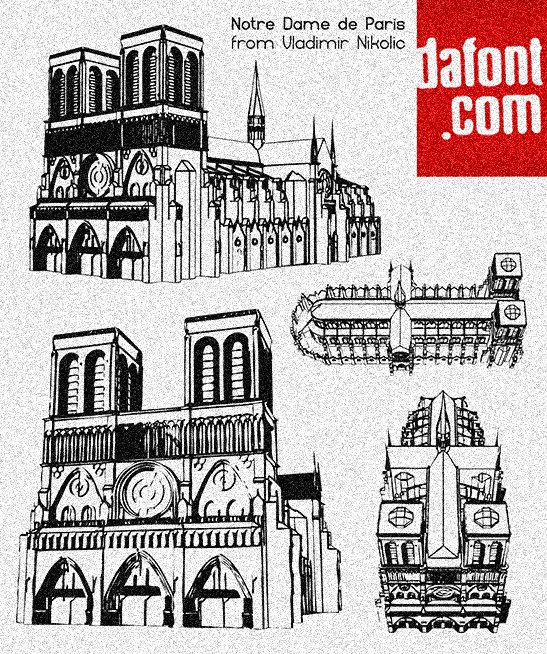 Notre Dame de Paris Font