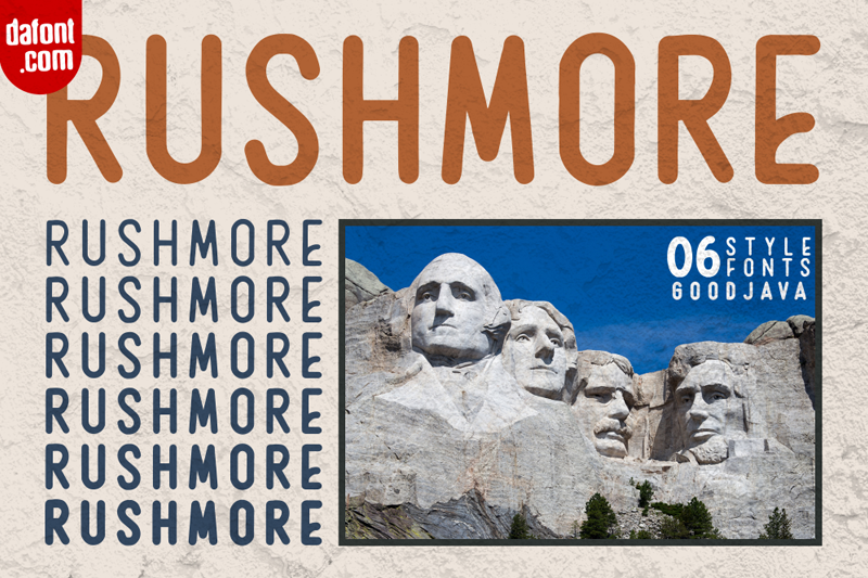 Rushmore Font