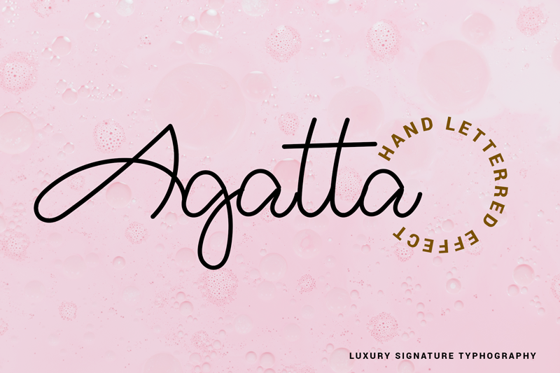Agatta Script Font