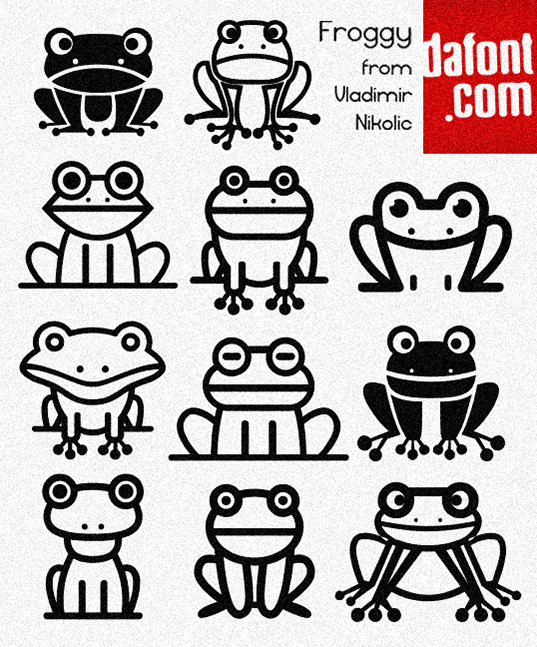 Froggy Font