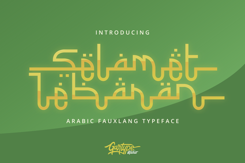 Selamet Lebaran Font