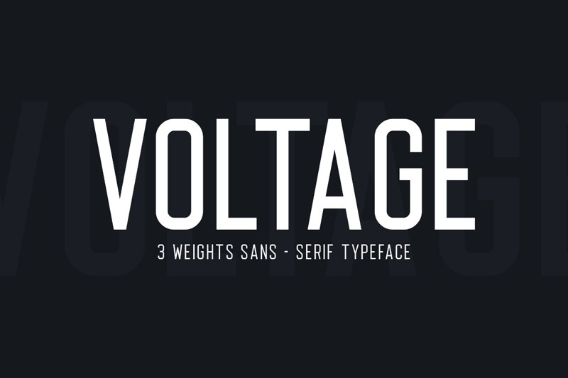Voltage Font