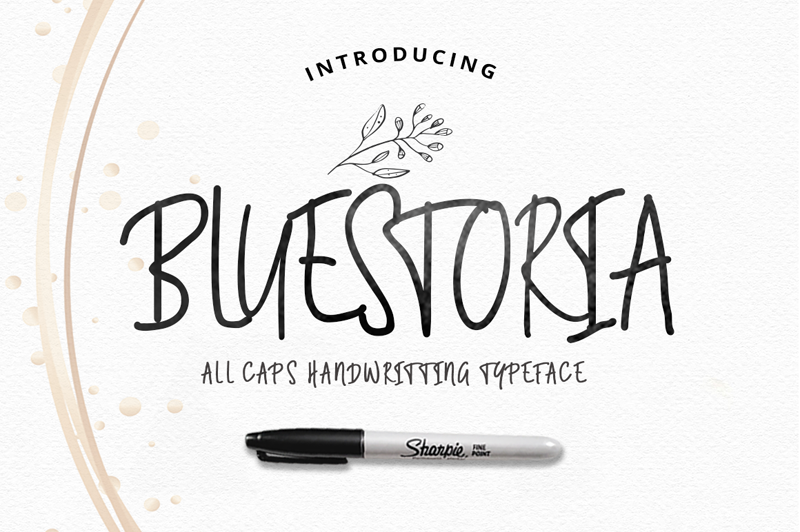 Bluestoria Font