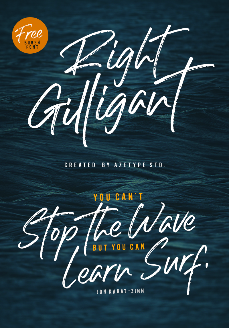 Right Gilligant Font