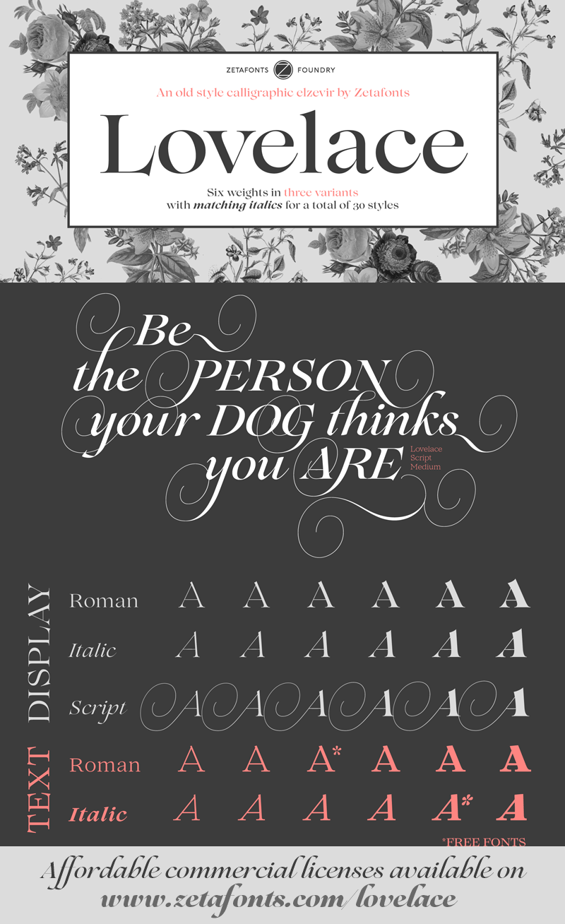 Lovelace Script Font